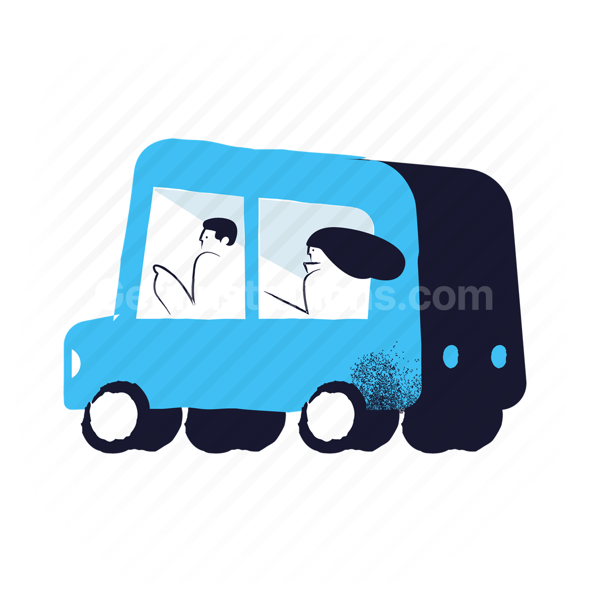 Transportation and Logistics  illustration